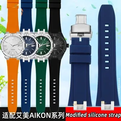 Waterproof Watchband Fit For Maurice Lacroix Aikon AI6008 AI6007 AI1018 AI1108 • $32.82