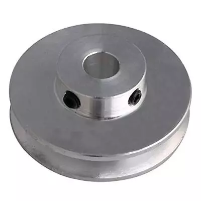 41x16x8mm Silver Aluminum Alloy Single Groove 8mm Fixed Bore Pulley For Motor Sh • $15.33