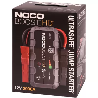 $328.99 • Buy NOCO Genius GB70 Boost HD 2000A UltraSafe Lithium Jump Starter