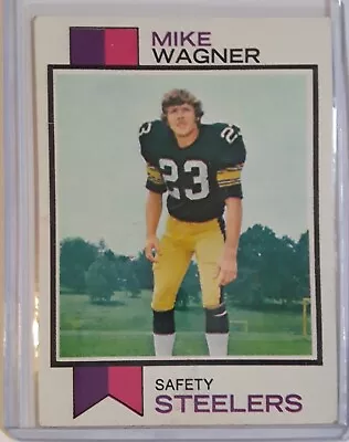 1973 Topps Mike Wagner Rookie #246 Football Card Pittsburgh Steelers • $4.95