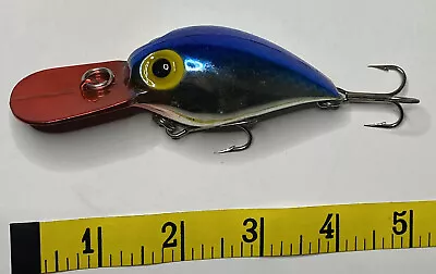 Vintage Fishing Lure Pre Rapala Storm Magnum Mag Wiggle Wart Blue Shad Scaled • $59.99