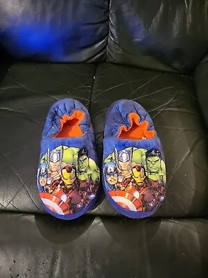 Boys Marvel Slippers Size UK 11 • £0.99