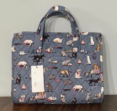 Vera Bradley Hanging Organizer Travel Cosmetic Bag Cat's Meow New • $58.95