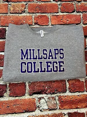 Vintage Jerzees Millsaps College Sweatshirt Mens Size XL Jackson Mississippi • $24.99