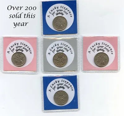 Special Birthday Lucky Sixpence  18th 21st 30th 40th 50th Birthday Gift Keepsake • £1.99