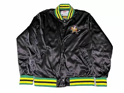 30th Anniversary Mighty Ducks Streaker Satin Bomber Jacket Medium • $105