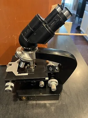 Vintage Tiyoda Tokyo Microscope No 49424 Wooden Case Rare • $149.95