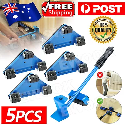 $27.95 • Buy Furniture Slider Lifter Moves Wheels Mover Kit Home Moving Lifting System 5pcs