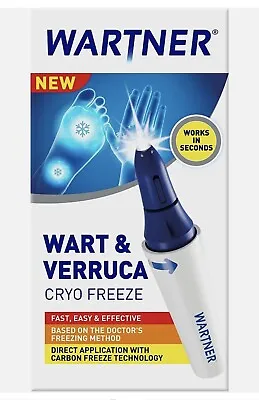 Wartner Cryo Freeze Wart & Verruca Remover 14ml Brand New • £16.45
