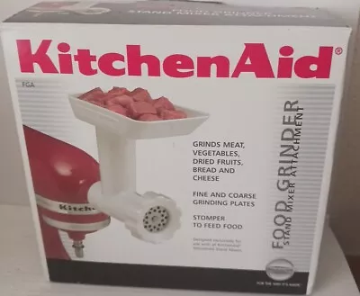 Kitchen Aid White Food Grinder Stand Mixer Attachment Model FGA  • $19.90