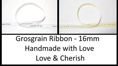 Grosgrain Ribbon - Available In Handmade With Love And Love & Cherish • £2.99