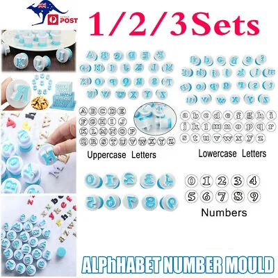 $9.35 • Buy 26 Alphabet Number Letter Fondant Icing Cutter Mould Molds Cake Decorating Tool