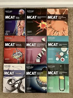 Kaplan MCAT Complete 10-book Subject Review (Second Edition) Test Prep • $8.94