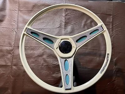 Vintage 1960’s Glastron Boat Steering Wheel With Shaft. • $250