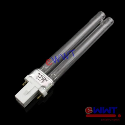 For Sunsun HW-402B External Tank Filter 9W 2-Pin Base UV Light Bulb Tube ZVQU423 • £10.38