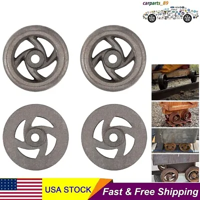 7 1/4 Diameter Mining Ore Cast Iron Ore Cart Wheels For LG Model Mine Car Mining • $119.90