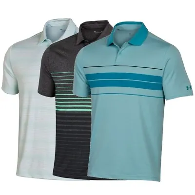 NEW Mens 2021 Under Armour Assorted Golf Polos 3 Pack $225 Retail! - Choose Size • $74.99