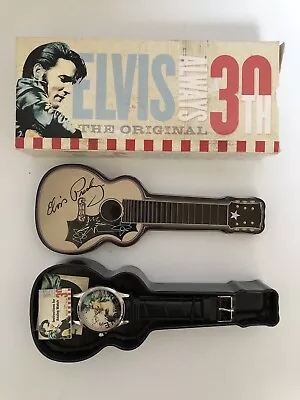 Elvis 30th Anniversary Commemorative Watch In Guitar Case New In Original Box • $20