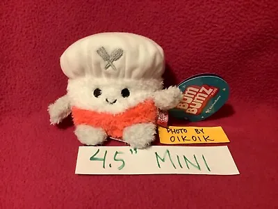 Mini 4.5” Cabel Chef Hat Cook Bum Bumz Plush Kelly Toy Kitchen Bumz Russ White • $14.99