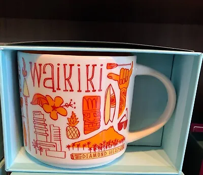 $25.95 • Buy NEW - Starbucks BEEN THERE SERIES: HAWAII COLLECTION: Waikiki 14oz Mug