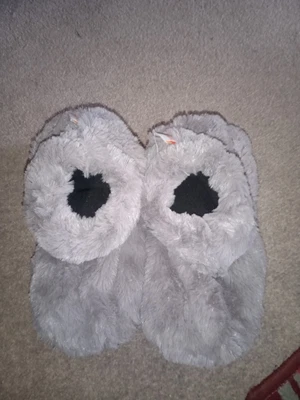 £4 • Buy Things2KeepUWarm Snuggles Furry Microwave Slippers Size 4-7 Ladies Foot Warmer