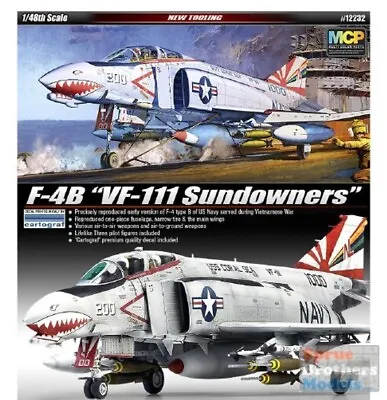 Academy 1/48 F-4B VF-111 Sundowners USS Coral Phantom II MCP Plastic Model Kit • $107.10