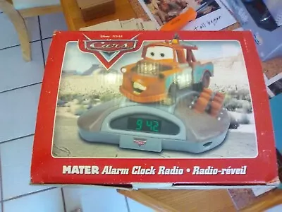 Disney Pixar Cars Talking Tow Mater Digital Alarm Clock Radio (NEW IN BOX) • $95