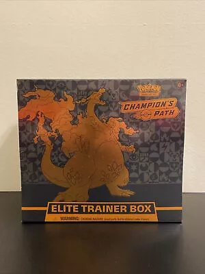 $98.99 • Buy Pokémon TCG: Charizard Champion’s Path Elite Trainer Box (155+ Cards) NEW SEALED