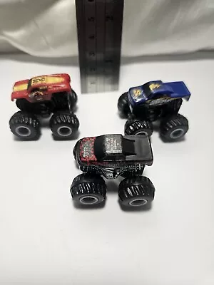 Hot Wheels Monster Jam Mighty Minis Lot Of 3 • $15