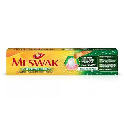 £31.58 • Buy Dabur Meswak Toothpaste With The Extract Of Miswak (200gX2) For Great Mouth Feel