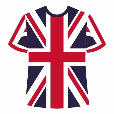Union Jack T-Shirt Crew Neck Unisex 100% Cotton  Kids / Adult- SAME DAY DISPATCH • £13.09