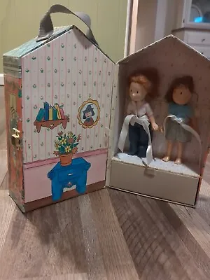 Madeline Doll House Carrying Case W/ Handle 2 Dolls Eden 1999 3 Outfits Vintage • $23.99