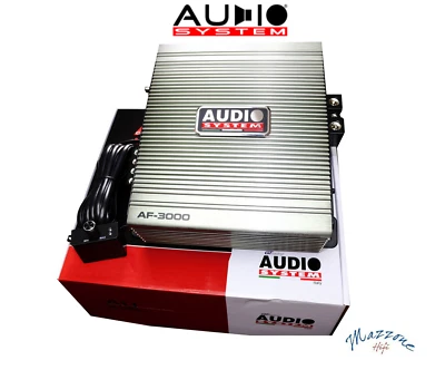 £346.47 • Buy Amplifier AUDIO SYSTEM AF3000 Monaural Full Rank 3000W RMS Potentiometer