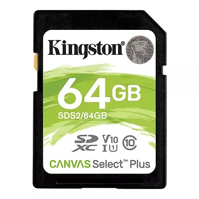 64GB SD Card Memory For PANASONIC LUMIX DMC-LX15DMC-FZ2000 Camera • £8.95