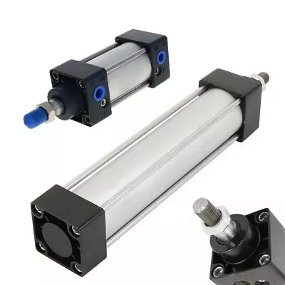 $25.29 • Buy SC40mm Bore 25~200 Stroke Single Piston Rod Double Action Pneumatic Air Cylinder