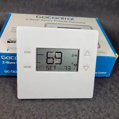 GoControl Z-Wave Battery-Powered Thermostat Smart Control • $24.99