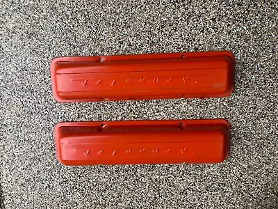 1960-1967 Original SBC Chevrolet Stamped Script Valve Covers 283  Vintage • $125