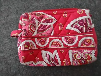 Vera Bradley Small Cosmetic Rosy Posies Pattern New Without Tags • $10