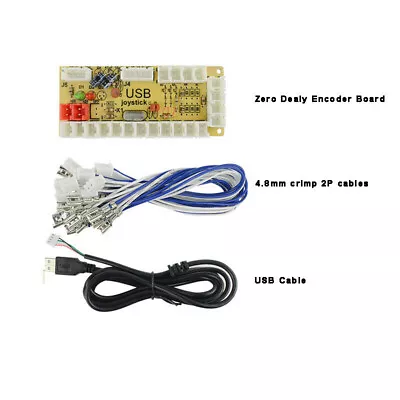 Quimat Zero Delay Arcade USB Encoder Board To Joystick For Mame Jamma PC DIY • $7.30