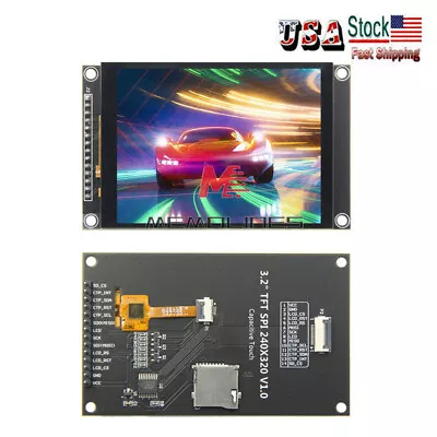 3.2 Inch SPI Serial TFT LCD Display Module IPS Touch Screen 240X320 ILI9341V USA • $18.99