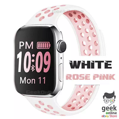 $6.49 • Buy For Apple Watch IWatch Sports Band Strap Series 8 7 6 5 4 3 2 SE 38 40 42 44 45