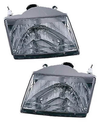 For 2001-2010 Mazda B2300 B2500 B3000 B4000 Headlight Halogen Set Pair • $120.28