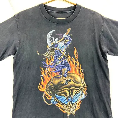 Vintage Megadeth Youthanasia World Tour T-Shirt Size Medium 1994 Single Stitch • $110.49