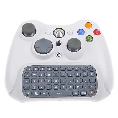 $14.98 • Buy Wireless Controller Keyboard Gaming Chatpad Keypad For Microsoft Xbox 360 White