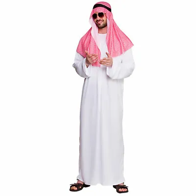 £23.99 • Buy Around The World Cosplay Arabian Fancy Dress Adults Mens Arab Sheikh Costume