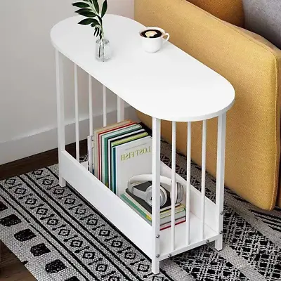 £26.99 • Buy Small End Table Oval Side Table For Small Spaces Sofa Side Table For Living Room