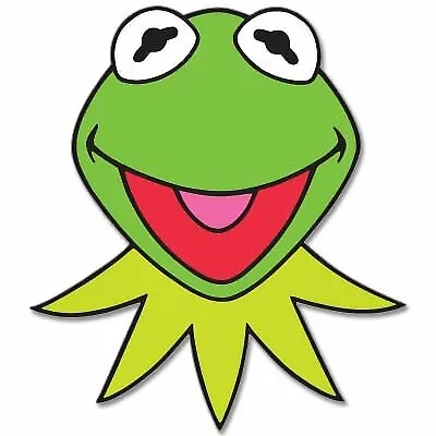 (3) KERMIT Muppets Jim Henson Helment Hard Hat Car Sticker Decal • $4.25