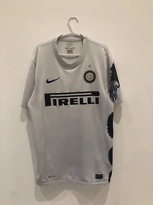 Authentic Inter Milan 2010/11 Nike Away Shirt   Adults Medium • £79.99