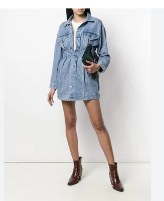 £44.84 • Buy Levi’s XS LMC The Trucker Dress Long Sleeve Button Down Fitted