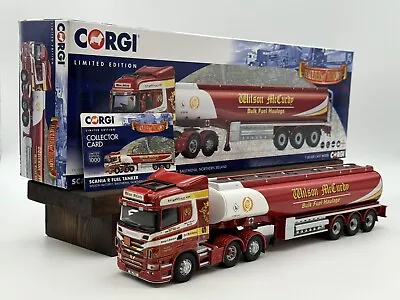 Corgi Modern | CC13759 Wilson McCurdy R730 Scania And Tanker Trailer 1:50 Scale • £102